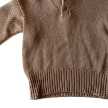 Load image into Gallery viewer, 1930's SHAWL COLLAR WOOL PULLOVER (MEDIUM)