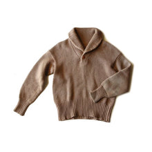Load image into Gallery viewer, 1930's SHAWL COLLAR WOOL PULLOVER (MEDIUM)