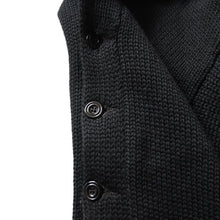 画像をギャラリービューアに読み込む, WWU "U.S.M.A" SHAWL COLLAR WOOL CARDIGAN (MEDIUM)