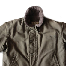 Load image into Gallery viewer, 1940's "USNAVY" N-1 DECK JACKET VERY GOOD CONDITION (38)