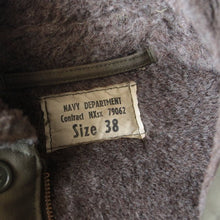 Load image into Gallery viewer, 1940's "USNAVY" N-1 DECK JACKET VERY GOOD CONDITION (38)