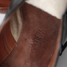 Load image into Gallery viewer, WW1 "USVA" STRAIGHT TIP MIRLITARY SERVICE SHOES (9C)