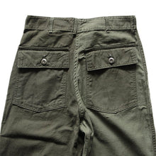 Load image into Gallery viewer, 1970's "USARMY" 2 TONE COTTON SATEEN OG-107 TYPE 1 TROUSER