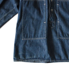 Load image into Gallery viewer, 1930's "USARMY" DENIM PULLOVER SHIRT (SMALL)
