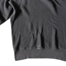 画像をギャラリービューアに読み込む, 1960&#39;s COTTON SWEAT SHIRT FADED BLACK (LARGE)
