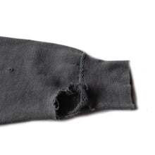 画像をギャラリービューアに読み込む, 1960's COTTON SWEAT SHIRT FADED BLACK (LARGE)