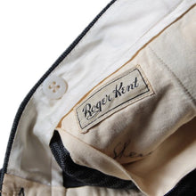 Load image into Gallery viewer, 1950's "ROGER KENT" STRIPE WOOL SLACKS (W34)