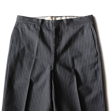 Load image into Gallery viewer, 1950's "ROGER KENT" STRIPE WOOL SLACKS (W34)