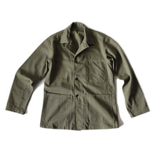 Load image into Gallery viewer, WW2 "USNAVY" N-3 HBT JACKET WITH BACK STENCIL (34 SMALL)