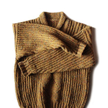 画像をギャラリービューアに読み込む, OLD MIX COLOR HAND KNIT SWEATER (UNISEX)