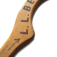 Load image into Gallery viewer, "LLBEAN" SHOP DISPLAY WOODEN CANOE PADDLE