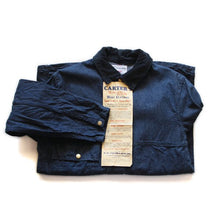 Load image into Gallery viewer, 1950'~ "CARTERS" DENIM CHORE JACKET ONE WASH (SMALL)