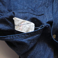 Load image into Gallery viewer, 1950'~ "CARTERS" DENIM CHORE JACKET ONE WASH (SMALL)