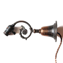 画像をギャラリービューアに読み込む, ANTIQUE JAPANNED WALL SCORN LAMP