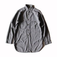 Load image into Gallery viewer, 1940's "JCPENNEY" GRAY CHAMBRAY SHIRT (MEDIUM)
