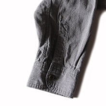 Load image into Gallery viewer, 1940's "JCPENNEY" GRAY CHAMBRAY SHIRT (MEDIUM)