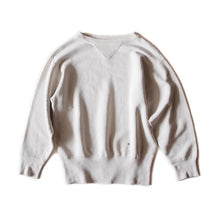 画像をギャラリービューアに読み込む, 1940's〜 SET IN SLEEVE FADED SWEAT SHIRT (MEDIUM)