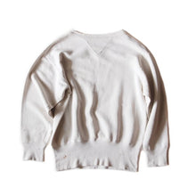 画像をギャラリービューアに読み込む, 1940's〜 SET IN SLEEVE FADED SWEAT SHIRT (MEDIUM)