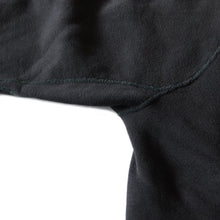 Load image into Gallery viewer, 1950's SWEAT SHIRT COLOR FLOCK PRINTED BLACK (MEDIUM)