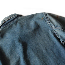 Load image into Gallery viewer, 1940's "USARMY" DENIM CHORE JACKET (34 SMALL)
