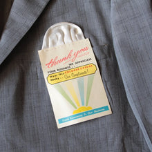 Load image into Gallery viewer, 1960's GRAY 3B TAILORD SUMMER JACKET (LARGE)
