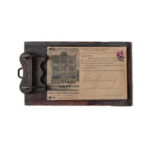 Load image into Gallery viewer, ANTIQUE "YAWMAN AND ERBE MFG.CO" WOOD FILE BINDER