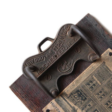Load image into Gallery viewer, ANTIQUE "YAWMAN AND ERBE MFG.CO" WOOD FILE BINDER