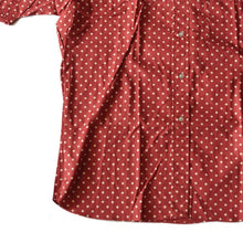Load image into Gallery viewer, NOS 1960's "ARROW" BD POLKA DOT S / S SHIRT (LARGE)