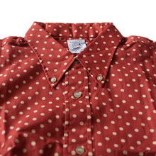 Load image into Gallery viewer, NOS 1960's "ARROW" BD POLKA DOT S / S SHIRT (LARGE)