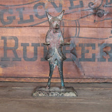Load image into Gallery viewer, ANTIQUE CASTIRON FOX ORNAMENT