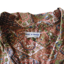 Load image into Gallery viewer, 1960's COTTON HAWAIIAN BOX SHIRT (LARGE)