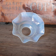 Load image into Gallery viewer, ANTIQUE BLUE GLASS LAMP SHADE