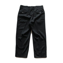 Load image into Gallery viewer, 1950's ~ "H BAR C" WESTERN RAYON SLACKS BLACK (W35)