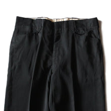 Load image into Gallery viewer, 1950's ~ "H BAR C" WESTERN RAYON SLACKS BLACK (W35)