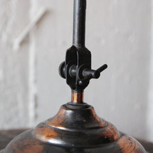 画像をギャラリービューアに読み込む, ANTIQUE "FARIES" JAPANNED DESK LAMP