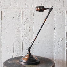 画像をギャラリービューアに読み込む, ANTIQUE "FARIES" JAPANNED DESK LAMP