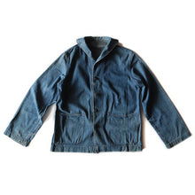 Load image into Gallery viewer, 1940's "USN" DENIM SHAWL COLLAR JACKET (MEDIUM)