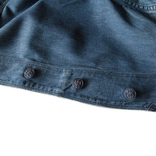 Load image into Gallery viewer, 1940's "USN" DENIM SHAWL COLLAR JACKET (MEDIUM)