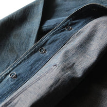 Load image into Gallery viewer, 1940's "USN" DENIM SHAWL COLLAR JACKET (MEDIUM)