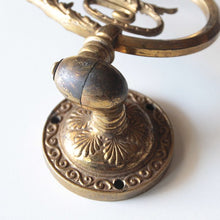 Load image into Gallery viewer, ANTIQUE SWING ARM BRASS WALL SCONCE