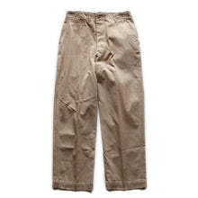Load image into Gallery viewer, 1940's "USARMY" DOUBLE STITCH CHINO TROUSER MINT CONDITION (W33)