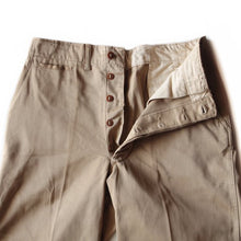 Load image into Gallery viewer, 1940's "USARMY" DOUBLE STITCH CHINO TROUSER MINT CONDITION (W33)