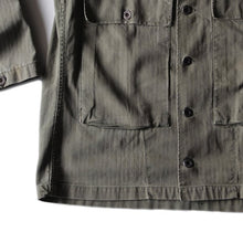 Load image into Gallery viewer, WW2 "USNAVY" HBT UTILITY JACKET WITH STENCIL (MEDIUM)