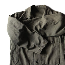 Load image into Gallery viewer, WW2 "USNAVY" HBT UTILITY JACKET WITH STENCIL (MEDIUM)