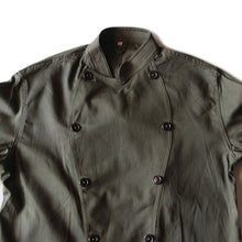 Load image into Gallery viewer, NOS 1950's ~ DENMARK MILITARY DOUBLE BREASTED COTTON JKT (MEDIUM)