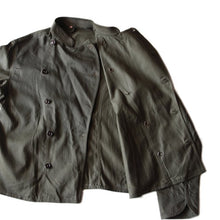Load image into Gallery viewer, NOS 1950's ~ DENMARK MILITARY DOUBLE BREASTED COTTON JKT (MEDIUM)