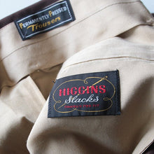 Load image into Gallery viewer, NOS 1960's "HIGGINS" TAPERED SLACKS (W32)