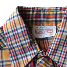 Load image into Gallery viewer, NOS 1970's "LORD JEFF" CHECK PULLOVER L / S SHIRT (LARGE)