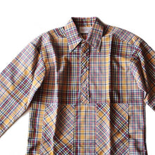 Load image into Gallery viewer, NOS 1970's "LORD JEFF" CHECK PULLOVER L / S SHIRT (LARGE)