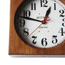 画像をギャラリービューアに読み込む, VINTAGE "ACUURATE ELECTRIC" WALL CLOCK
